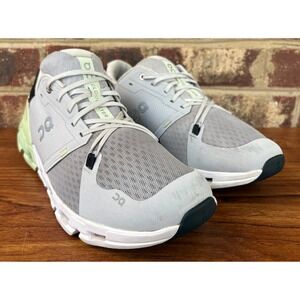 On Cloud Cloudflyer Running Shoes 12.5 Grey Lime Green Athletic Sneaker 71.98674